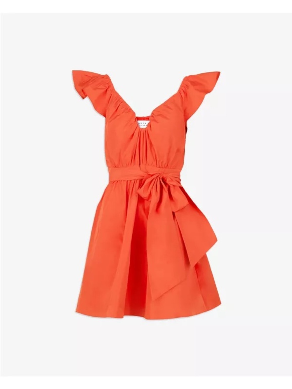 TANYA TAYLOR Stacy Dress Blood Orange